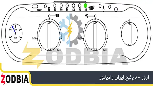 ارور 80 ایران رادیاتور یک کد خطا رایج|زودبیا تعمیرکار